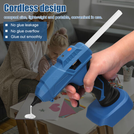 Jeffergarden Professional Cordless Hot Melt Glue Machine Portable Home Crafts DIY Repair Tool Kit with Glue Stick (1/5)