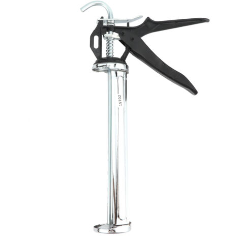 Jeffergarden Caulking gun Stainless steel cylindrical swivel frame pressure handle filling tool 15702