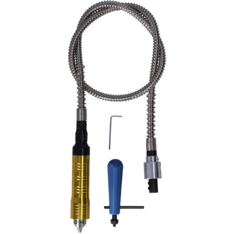 GARRYFIZH Câble d'extension d'arbre flexible pour rectifieuse, poignée de mandrin, adaptateur de polisseuse électrique, accessoires (1/5)