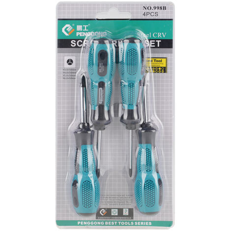 Tournevis De Type Y, 4pcs Jeu De Tournevis De Type Y Tournevis De Précision à Trois Points Outil Multifonctionnel Magnétique Avec Poignée Anti-dérapante En PP