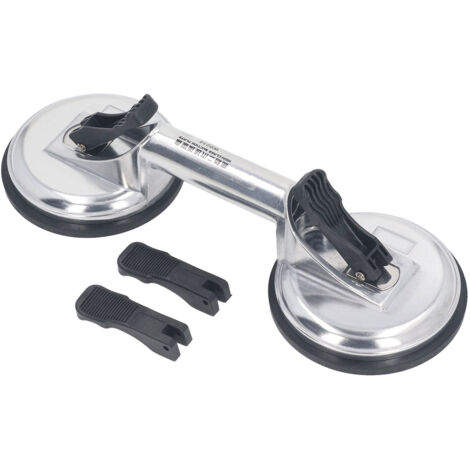 GARRYFIZH Ventouse en verre à 2 griffes, extracteur robuste pour sol en granit, miroir, marbre, 120 kg (1/5)