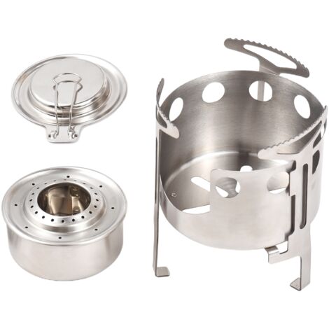 Réchaud à alcool d'intérieur, réchaud de camping Spiritus, avec mini brûleur à alcool