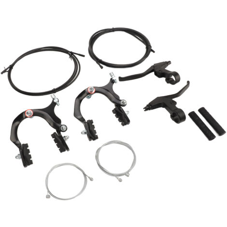 Clips en C pour vélo, Clips de boîtier câble frein vélo en alliage d' aluminium, paquet 10 multicolores for vélos route montagne(Black Clips en C pour vélo, Clips de boîtier câble frein vélo en alliage d' aluminium, paquet 10 multicolores for vélos route montagne(Black
