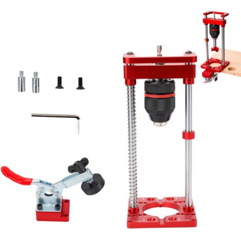 Support universel pour perceuse d'établi avec anneau en