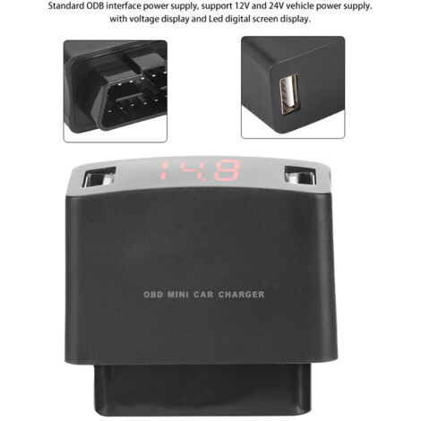 Jeffergarden Chargeur de Moteur USB, Plastique ABS, Design Compact