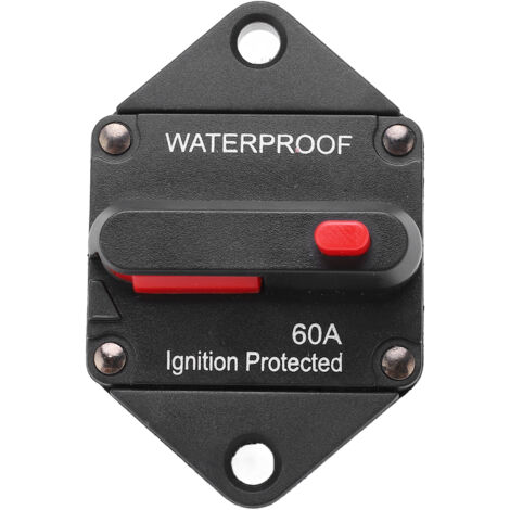 Disjoncteur 12V 20A Pour Voiture - Porte-Fusible Réarmement Manuel, Protection Surcharge Fiable Pour Auto, Camion, Audio Car