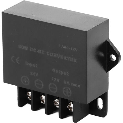 Convertisseur 24V Vers 12V 10A 120W – Transformateur DC Étanche Pour Voiture Camion Accessoires 12V