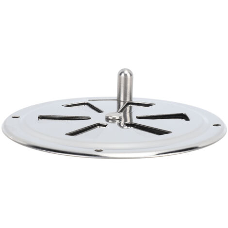 Couvercle De Ventilation Marine MoreChioce Coquille Palourde - Plastique Robuste Avec 3 Vis (Blanc, L)