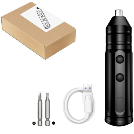 GARRYFIZH Tournevis électrique sans fil, perceuse électrique Rechargeable sans balais pour le travail à domicile 2 pièces (1/5)