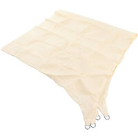 Jeffergarden Voile d'ombrage, voile d'ombrage UV pour jardin piscine, voile d'ombrage extérieur imperméable, 33M, couleur beige