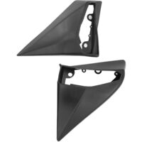Joints Caoutchouc Rétroviseur Extérieur Mercedes Classe A W169 / Classe B W245 - Paire Noire ABS, Numéro OEM 1698100376 - 11