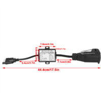 Adaptateur Remorque 4 Broches US Vers 13 Broches EU – Convertisseur Éclairage Portable