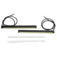 Jeffergarden tanche COB Daytime Running Light Haute Luminosité LED DRL Modification De Voiture Lamp16CM Blanc