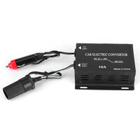Jeffergarden 10A 24V à 12V Convertisseur de Tension Transformateur Abaisseur d'Alimentation de Voiture Universel pour RVs Camion Yacht