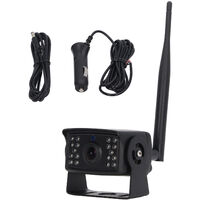 Jeffergarden Kit de caméra de recul pour camion DC1224V Caméra de recul sans fil avec connexion Wifi IP67 étanche pour véhicule surdimensionné