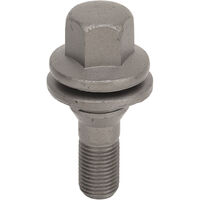 Astibym Boulons De Roue Hex 17mm M12x1.25 - Kit Goujons Écrous Pour Peugeot 206 207 208 308