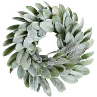Jeffergarden Flocage Agneaux Oreille Feuille Simulation Lapin Oreille Feuille Guirlande, Fausses Feuilles Vigne pour Mariage Pièce Maîtresse Manteau Table Fête (x)