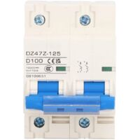 Disjoncteur 32a Lot De 2 Disjoncteurs DC 1000V 63A DZ47-63Z-2P - Protection Circuit Solaire Photovoltaïque | Montage Rail DIN Interrupteur Différentiel 40a 30ma