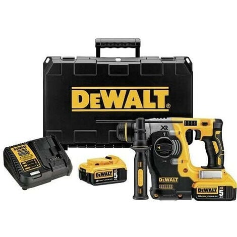 Dewalt DCH273P2 Perforateur SDS+ 18V XR + 2 batteries 5Ah + chargeur + coffret T-Stak