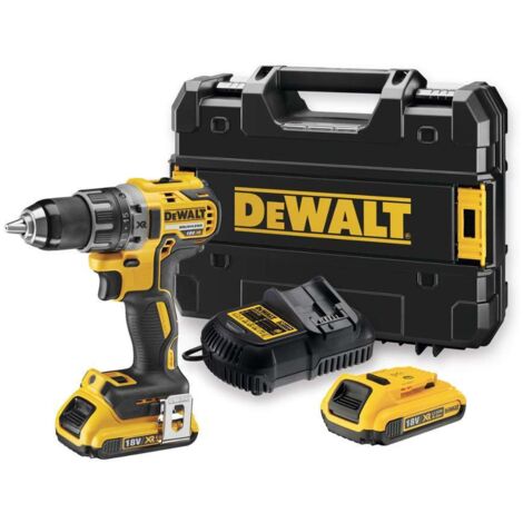 Dewalt DCD791D2-QW Set perceuse visseuse Li-Ion 18V (2x batterie 2.0Ah) dans TSTAK - moteur brushless – 70Nm