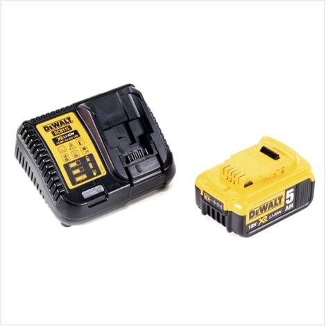 Dewalt DCG405P1 Meuleuse d'angle sans fil 18V 125mm Brushless + 1x Batterie 5,0Ah + Chargeur + TStak