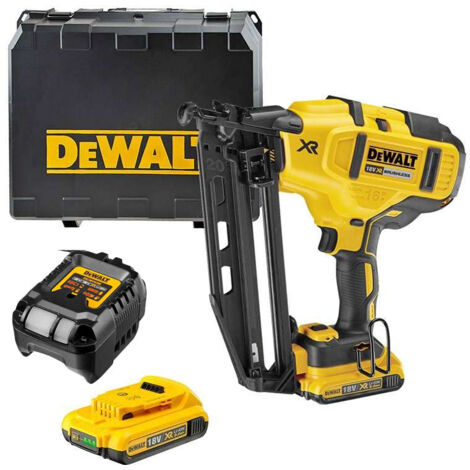Dewalt – Cloueur de finition 16Ga 18V – DCN660D2QW – Moteur Brushless – 2 batteries 2.0Ah – Longueur clou 32-63mm – Pour bois dur et ébénisterie (1/10)