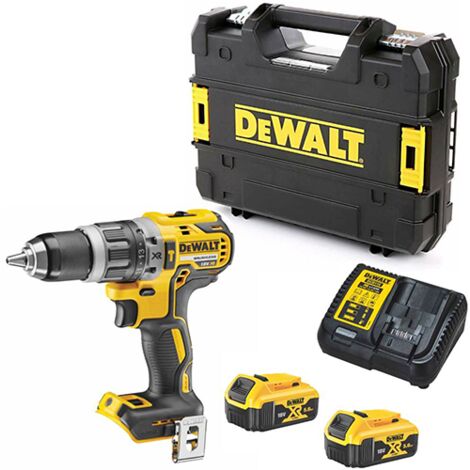 Dewalt – Perceuse-visseuse à percussion 18V DCD796P2 – 2 batteries 5,0Ah – Moteur sans balais – Couple réglable pour béton et brique – Coffret T-STAK - DCD796P2-QW