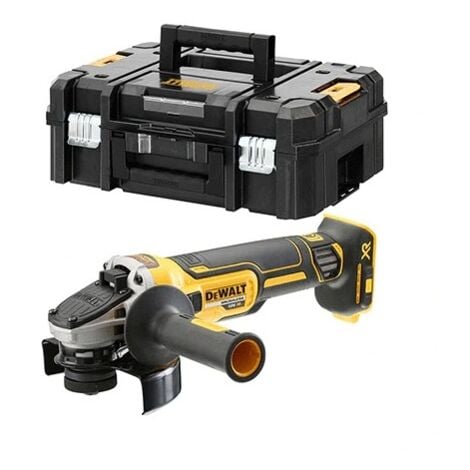 Dewalt DCK384P2T-QW Kit 3 outils XR 18V 5Ah Li-Ion Brushless DCD796 + DCF887 + DCG405 + 2 X 5,0 Ah + Chargeur + 2 coffrets Tstak