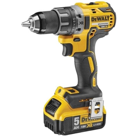 Dewalt DCK384P2T-QW Kit 3 outils XR 18V 5Ah Li-Ion Brushless DCD796 + DCF887 + DCG405 + 2 X 5,0 Ah + Chargeur + 2 coffrets Tstak