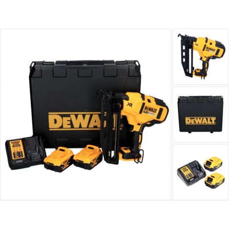 DeWalt DCN660P2 Cloueur sans fil 32-63mm 18V Brushless + 2x Batteries 5,0Ah + Chargeur + Coffret