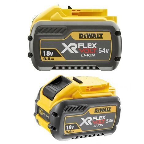 Dewalt DCB547X2 Lot de batteries 2 x DCB547 54V Li-Ion XR FlexVolt -2 X 9.0Ah