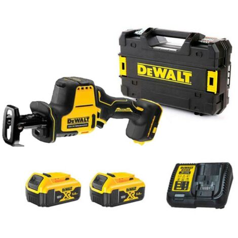 Dewalt DCS369P2T-QW Scie sabre XR 18V 2 X 5.0 Ah batteries + chargeur en coffret