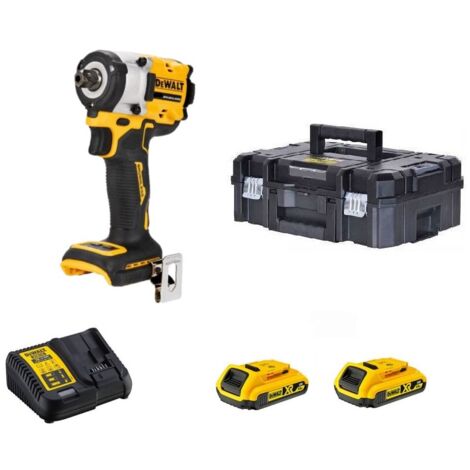 Dewalt – Clé à chocs sans fil 18V DCF922D2TQW – Moteur Brushless – Couple max 406Nm – 2 batteries 2.0Ah Li-ion – Chargeur inclus