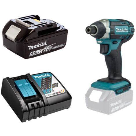 Makita – Visseuse à chocs 18V LXT DTD152RT1 – 1 x 5.0Ah – Couple max 165Nm – Technologie XPT pour environnements difficiles