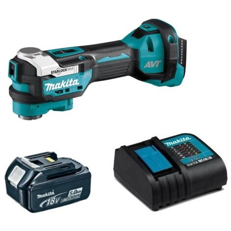 Makita DTM52RT1 Outil multifonctions Li-Ion 18V LXT - 1 x 5.0Ah Batterie + chargeur