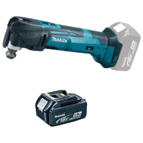 Makita DTM51T1 Outil multifonction sans fil 18V Li-Ion LXT + 1 x 5.0Ah Batterie – sans chargeur