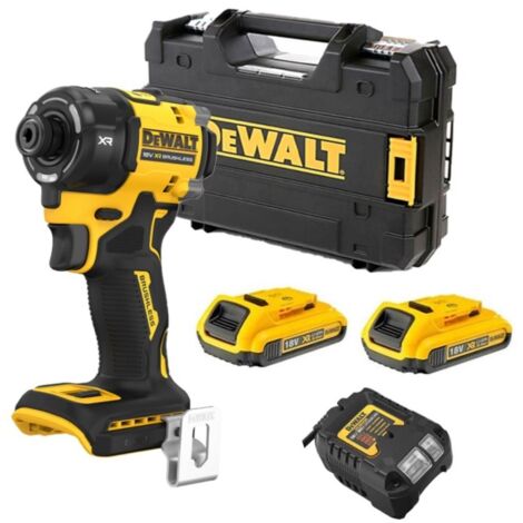 Dewalt – Visseuse à chocs hydraulique 18V DCF870D2T – Moteur Brushless – Couple 56Nm – 2 batteries 2.0Ah – Idéale pour espaces restreints - DCF870D2T-QW