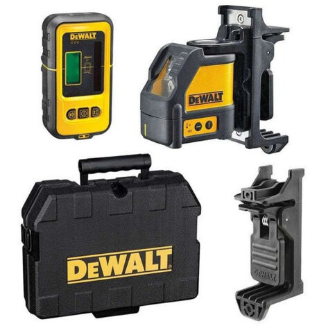 Dewalt DW088KD-XJ Laser en croix 2 lignes DW088K +  Détecteur digital pour laser DE0892 – Lignes rouges