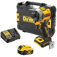 Dewalt – Visseuse à chocs ultra compacte 18V DCF850P1TQW – Moteur Brushless – Couple 205Nm – 1 batterie 5Ah Li-Ion – Accès zones confinées