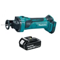 Makita DCO180F1 Affleureuse plaque de plâtre 18V Li-Ion Ø 6,35 mm LXT + 1 x 3.0Ah Batterie – sans chargeur