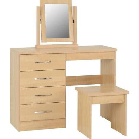 Mirror effect store dressing table