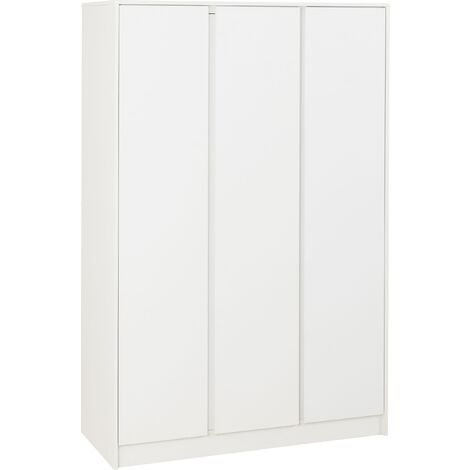 Malvern 3 Door Wardrobe - L50.5 x W115 x H180 cm - White
