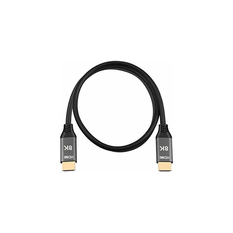 PowerBear Câble HDMI 4K de 3 m | Paquet de 2, Nylon tressé et connecteurs  plaqués or, 4K @ 60Hz, Ultra HD, 2K, 1080P, compatibilité ARC & CL3 | pour
