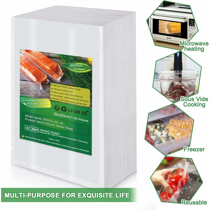 Machine Sous Vide Alimentaire 3 en 1 Magicfox - Machine de Scellage pour la  conservation des aliments - Sacs et Rouleau Sous Vide inclus