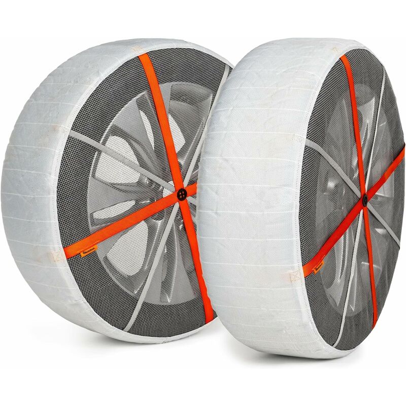 Chaussette chaine neige textile pneu 205/50R17 haute résistance