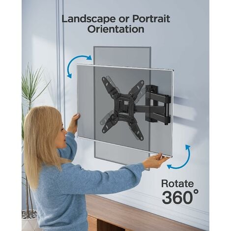 Support Mural inclinable et orientable pour écrans 13-42 P | Microview
