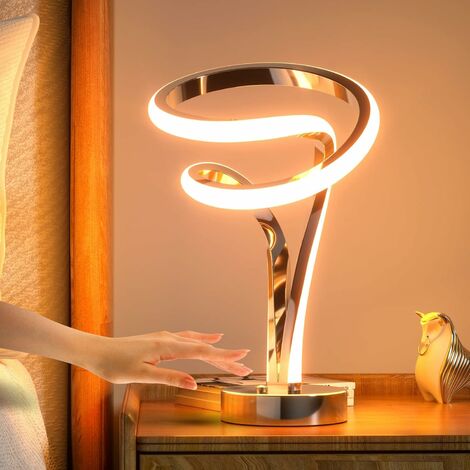 Lampe à poser, EGETOTA Lampe de Chevet, Lampe Chevet LED Tactile à
