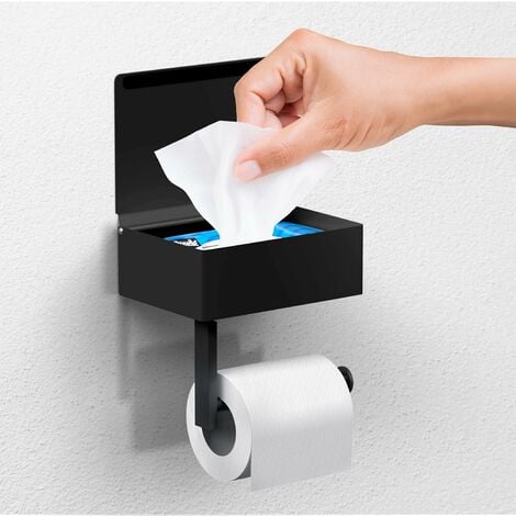 Porte-papier toilette, EGETOTA Porte-Papier Toilette avec Tablette