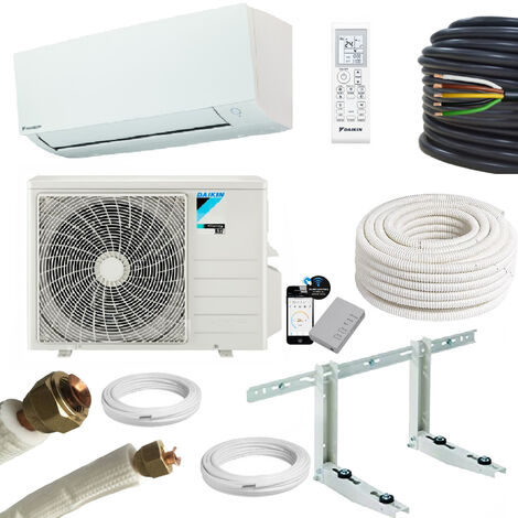 Daikin mit 5m INSTALLATIONSKIT und WiFi-MODUL - 12000 BTU - 3,5 kW, Sensira FTXC35C RXC35C - A++