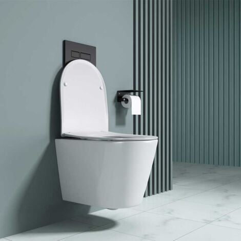 Short Projection Wall Hung Combined Bidet Toilet With Soft Close